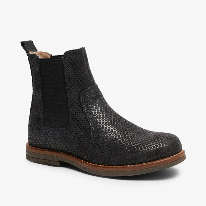 KIDS madia lamb blueberry Blue Boots bisgaardshoes
