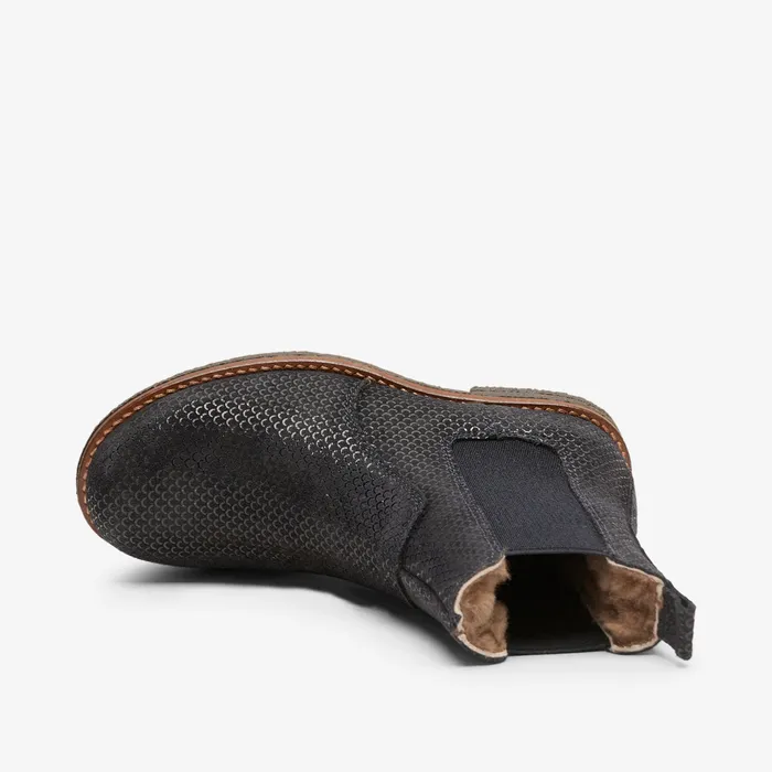 KIDS madia lamb blueberry Blue Boots bisgaardshoes