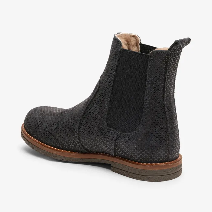 KIDS madia lamb blueberry Blue Boots bisgaardshoes