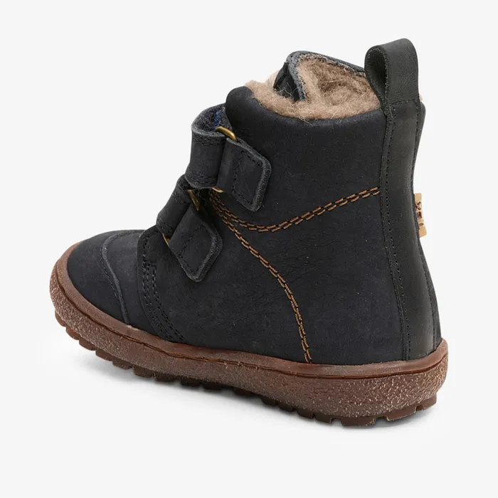 KIDS storm tex marine Blue Winter boots bisgaardshoes
