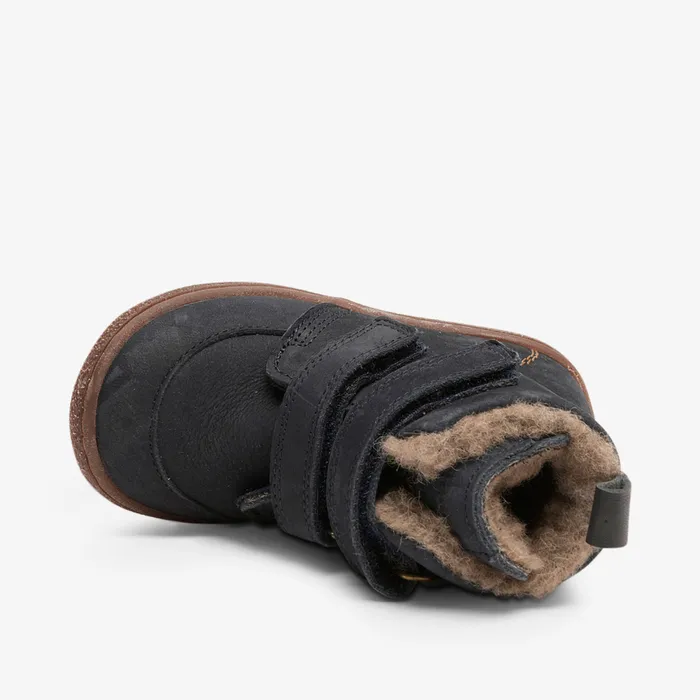 KIDS storm tex marine Blue Winter boots bisgaardshoes