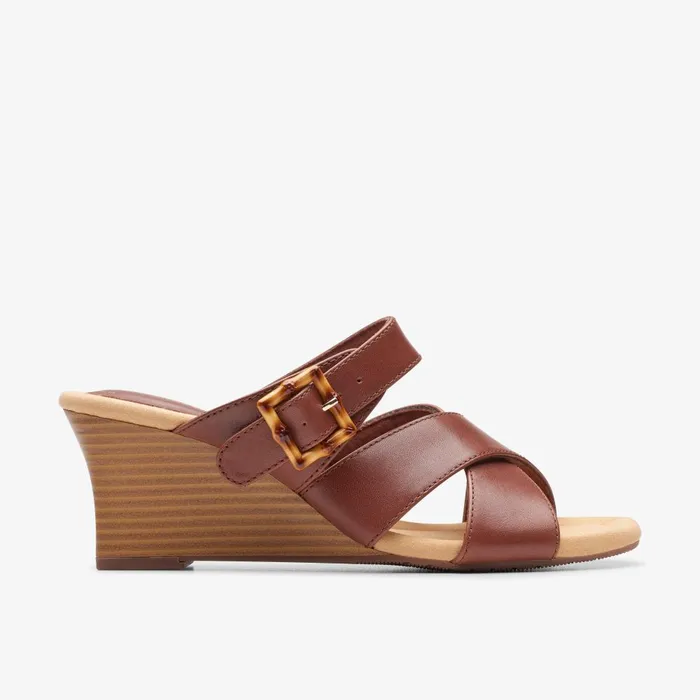 Kyarra Judi Tan Women Clarks Wedges