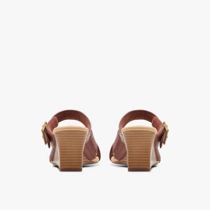 Kyarra Judi Tan Women Clarks Wedges