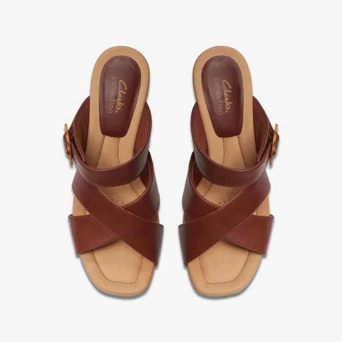 Kyarra Judi Tan Women Clarks Wedges