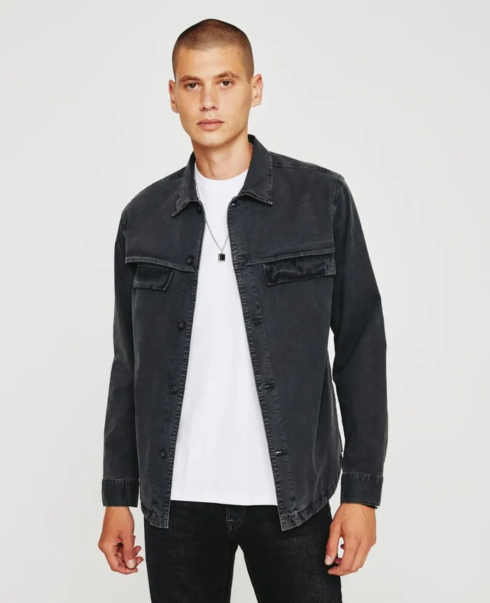 Lance Fatigue Sulfur Gunpowder Men AG Jeans Jackets