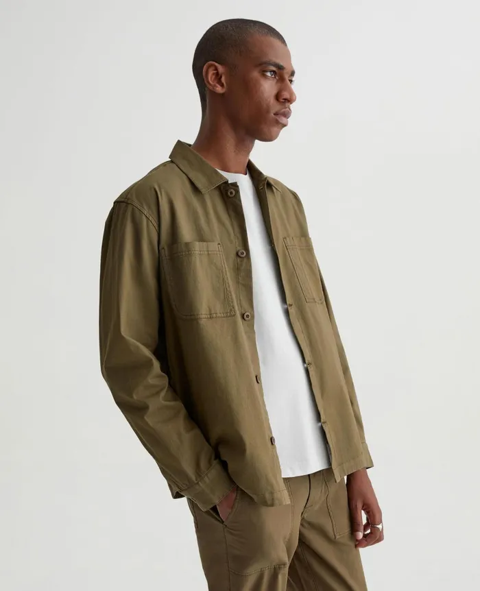 Lance Fatigue Sulfur Shady Moss Men AG Jeans Shirts Lance Fatigue Sulfur Shady Moss Men AG Jeans Shirts