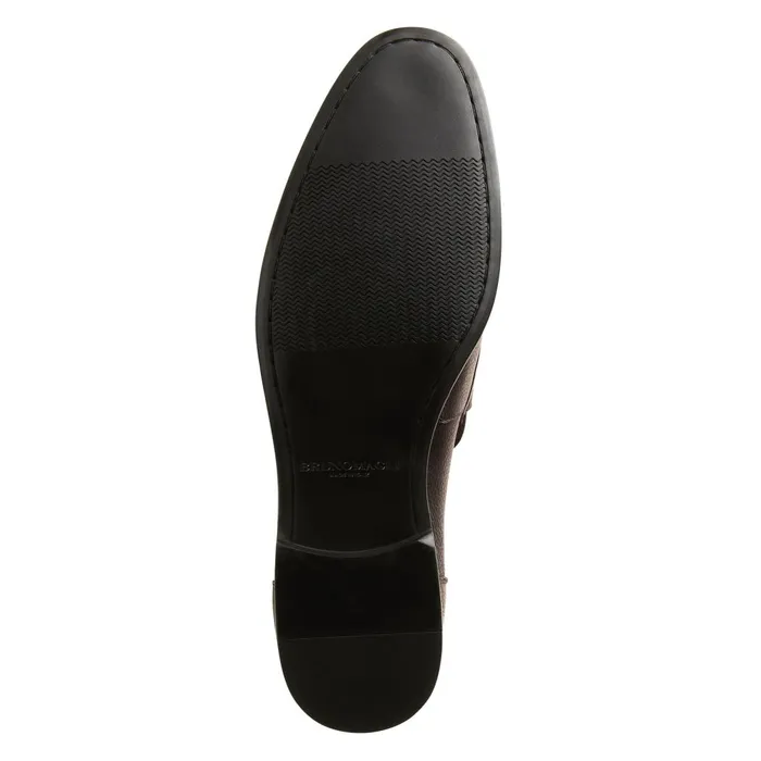 Lastra Slip On Leather LoaferBrown Men Bruno Magli Loafers and Slipons