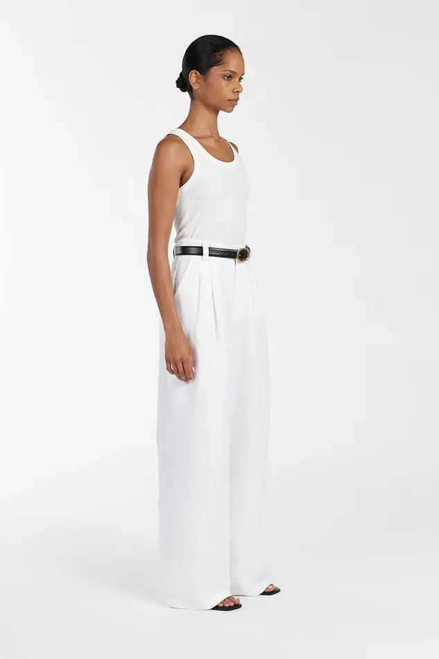 LEE OFF WHITE KNIT TANK Women DISSH Tanks