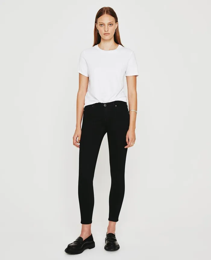 Legging Ankle Opulent Black Women AG Jeans Denim