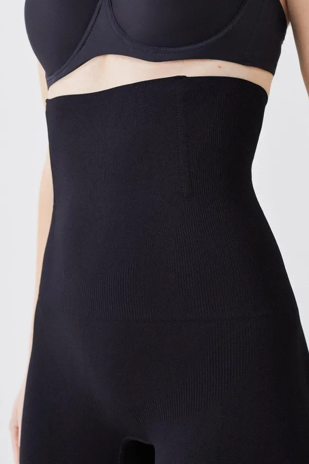Lingerie Women Karen Millen Super Control High Waist Short Leg Control Black