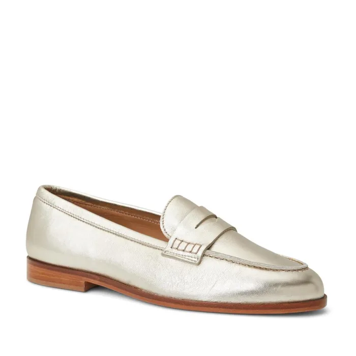 LIXIA LOAFER GOLD METALLIC Women Bruno Magli Flats and Loafers