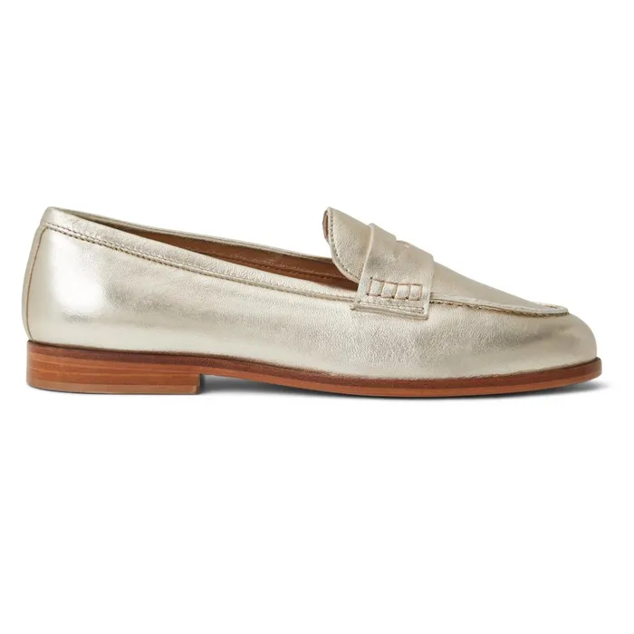 LIXIA LOAFER GOLD METALLIC Women Bruno Magli Flats and Loafers