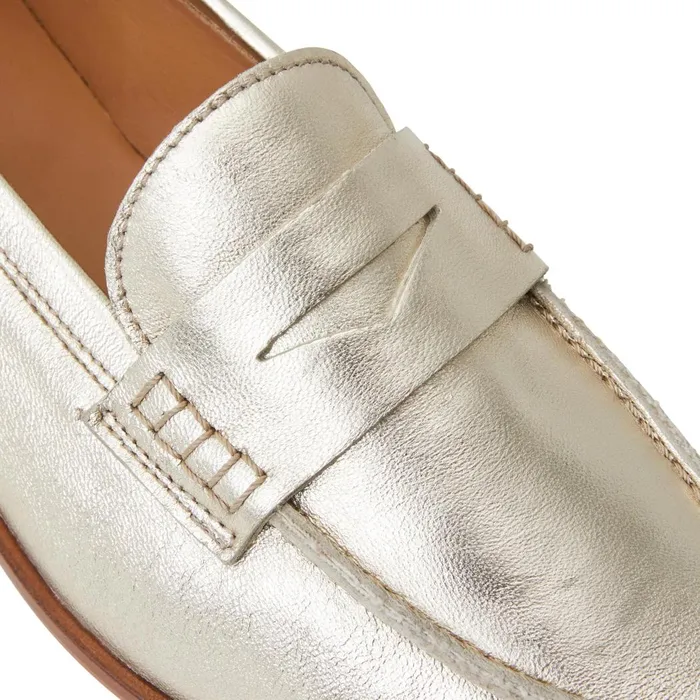 LIXIA LOAFER GOLD METALLIC Women Bruno Magli Flats and Loafers