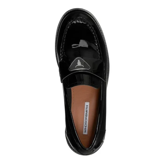 Loafers Women Windsor Smith POLITE BLACK PATENT LOAFERS Loafers Women Windsor Smith POLITE BLACK PATENT LOAFERS