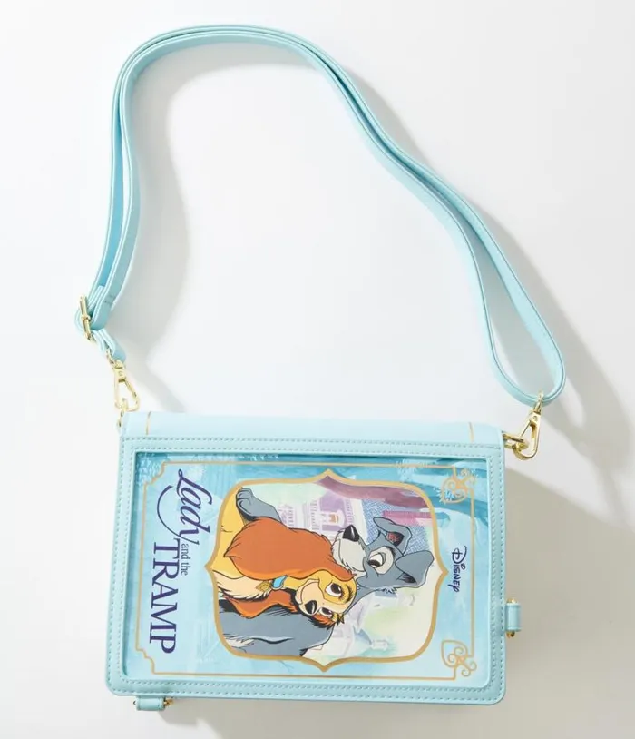 Loungefly Lady and The Tramp Book Convertible Backpack Accessories Unique Vintage Novelty Bags