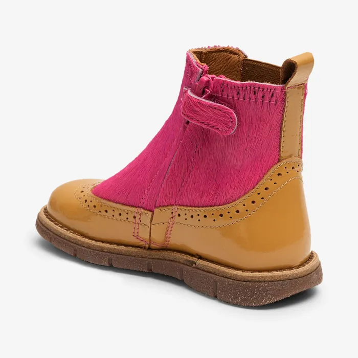 mace flamingo fur Pink Winter boots bisgaardshoes KIDS