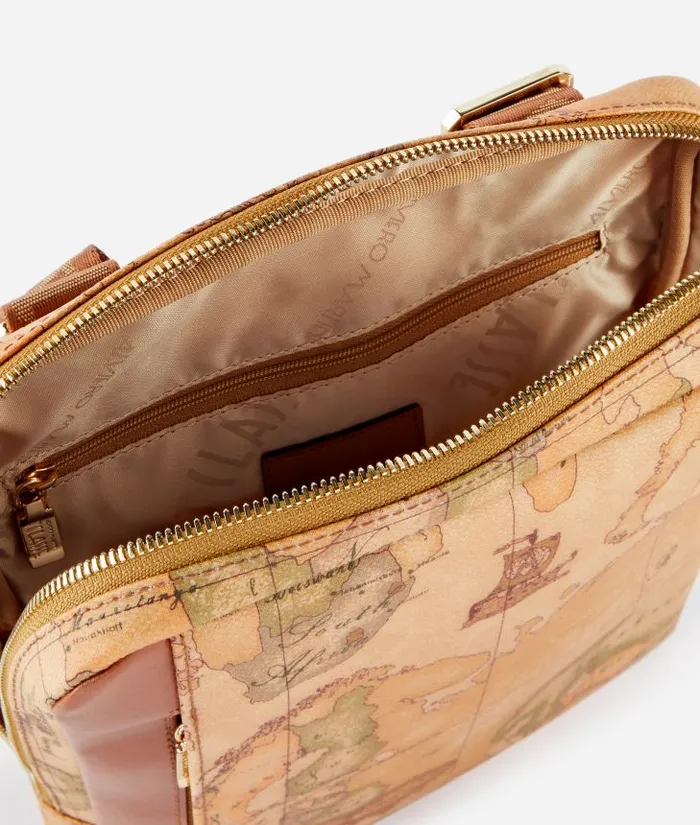 Man Crossbody and Messenger Bags Alviero Martini Geo Classic Crossbody Bag With Ribbon Strap
