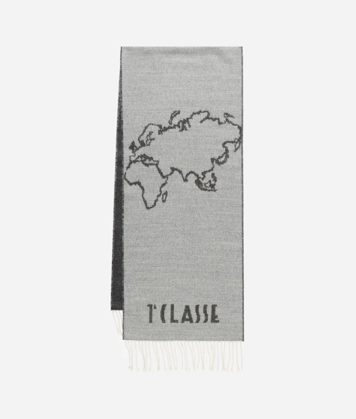 Man Scarves and Hats Alviero Martini Geo Filetto Scarf 38215200 Medium Grey
