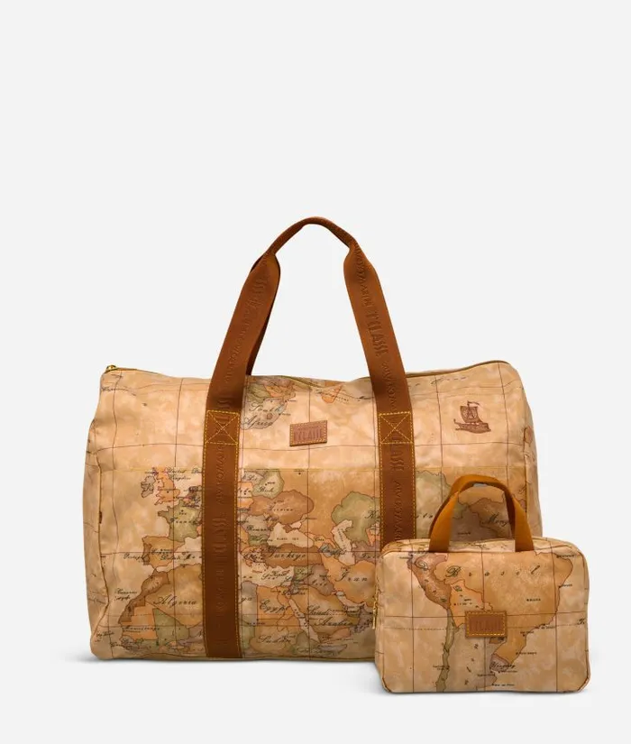 Man Travel Bags Alviero Martini Geo Soft Travel Bag With Pouch