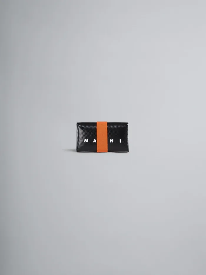 Marni And Orange Origami Wallet Black Mens Wallets and Small Leather Goods