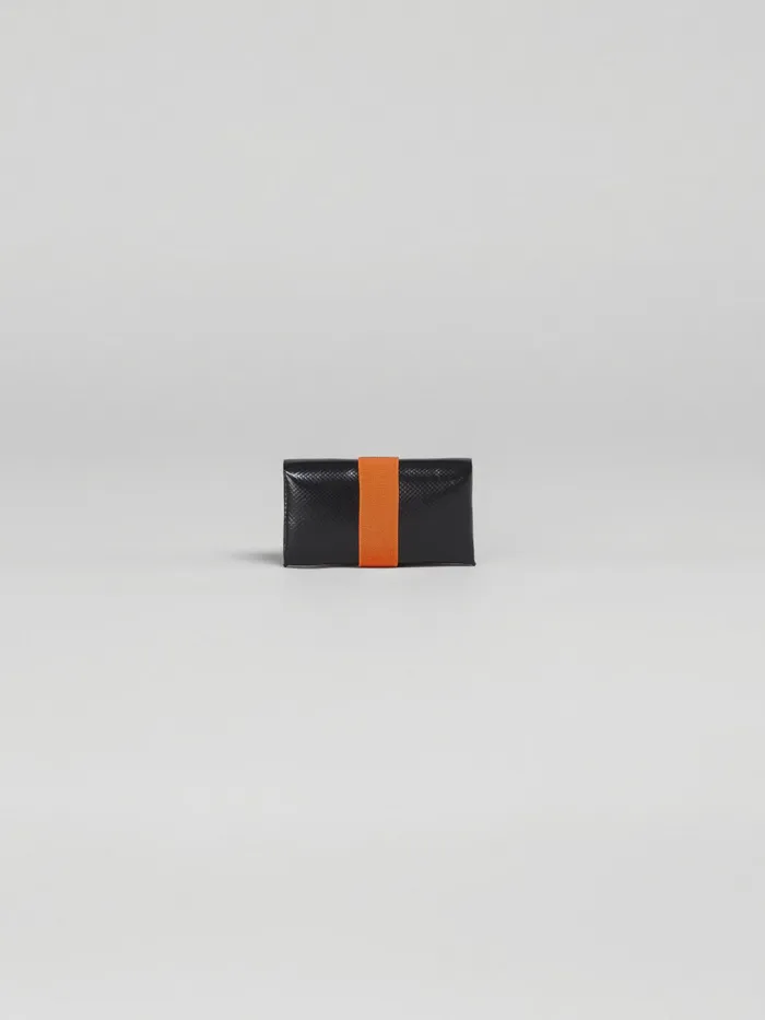 Marni And Orange Origami Wallet Black Mens Wallets and Small Leather Goods