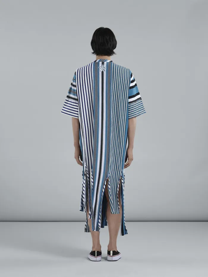 Marni Compact Striped Jersey Crewneck Tshirt Royal Mens Sweatshirts and Tshirts Marni Compact Striped Jersey Crewneck Tshirt Royal Mens Sweatshirts and Tshirts