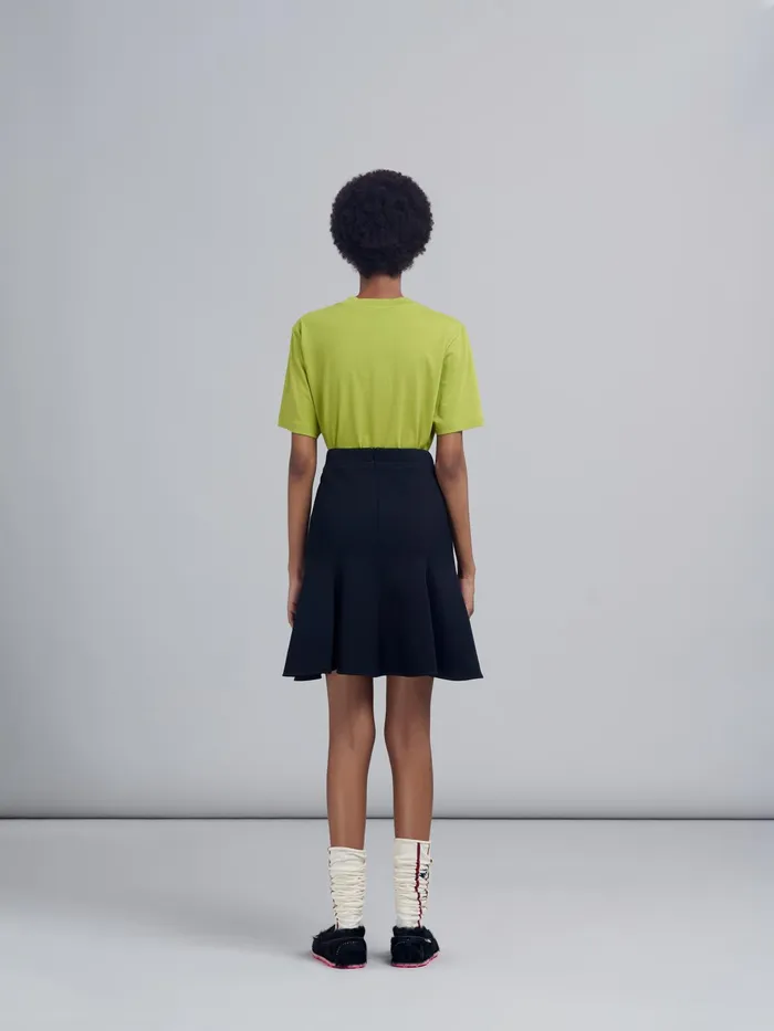 Marni Double Face Jersey Skirt Black Womens Skirts Marni Double Face Jersey Skirt Black Womens Skirts