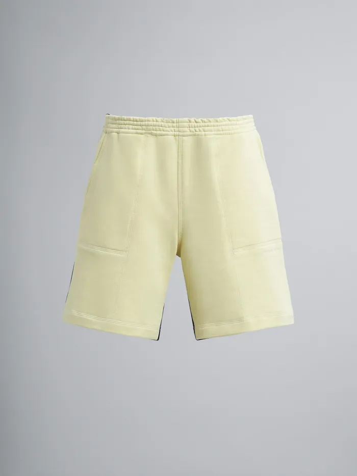 Marni Lightweight Jersey Bermuda Shorts Blublack Mens Trousers