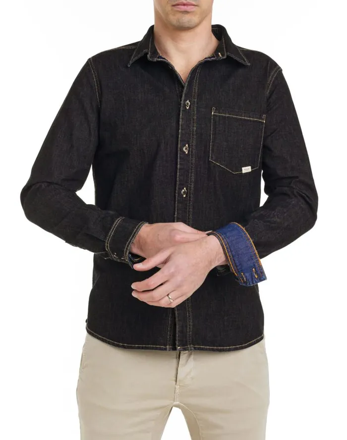 Men039s Shirt DARKBLUE Eshop PullIn Shirts