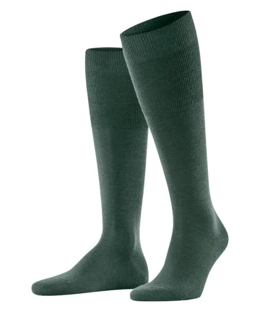 Men Airport Men Kneehigh Socks Hunter Green FALKE Knee High Socks