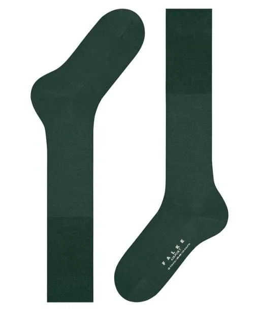 Men Airport Men Kneehigh Socks Hunter Green FALKE Knee High Socks