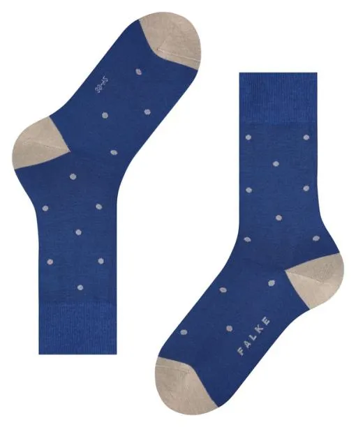 Men Dot Men Socks Royal Blue FALKE Socks