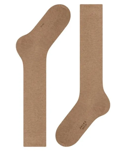 Men Family Men Kneehigh Socks Nutmeg Mel FALKE Knee High Socks