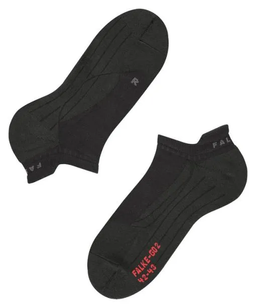 Men GO2 Invisible Men Golf No Show Socks Black FALKE Golf Socks
