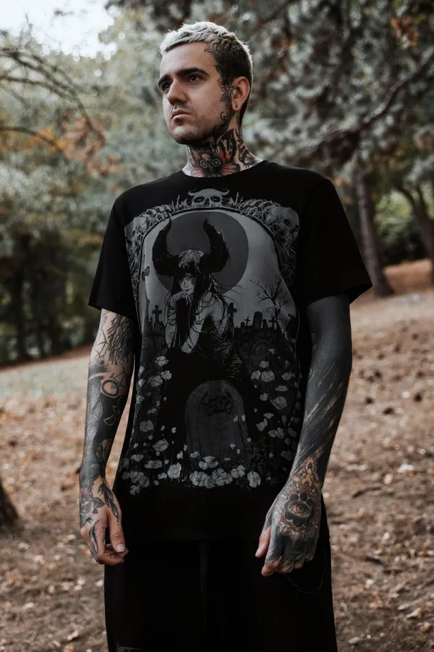 Men Graphic Tops Killstar Hactor TShirt