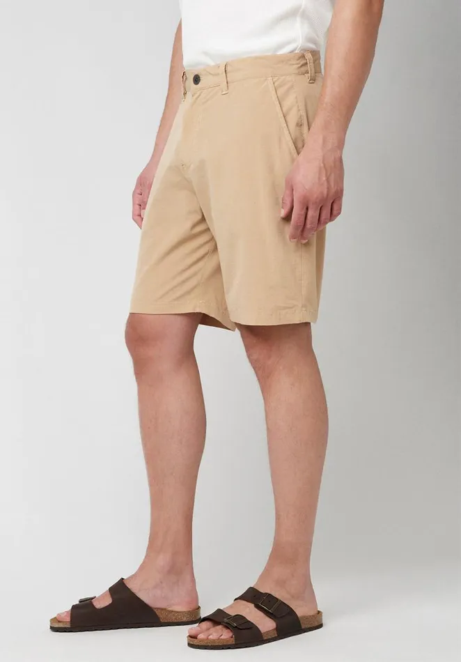 Men Hanuzo Stretch Tan Shorts Tan Buffalo David Bitton Shorts