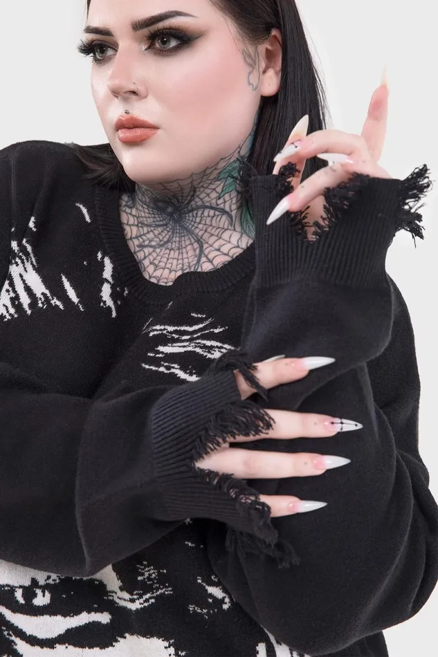 Men Knitwear Killstar Blood Sucker Sweater