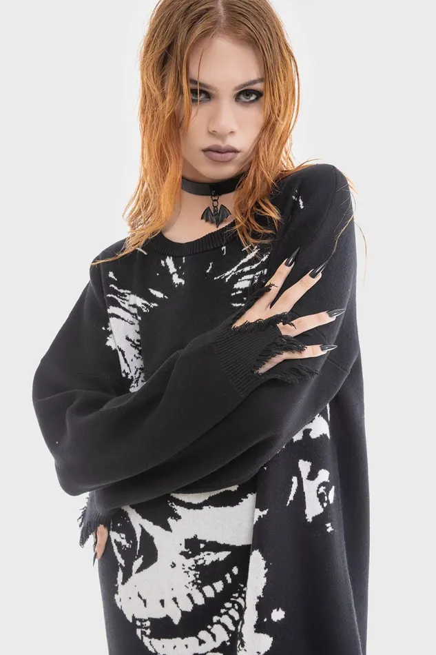 Men Knitwear Killstar Blood Sucker Sweater