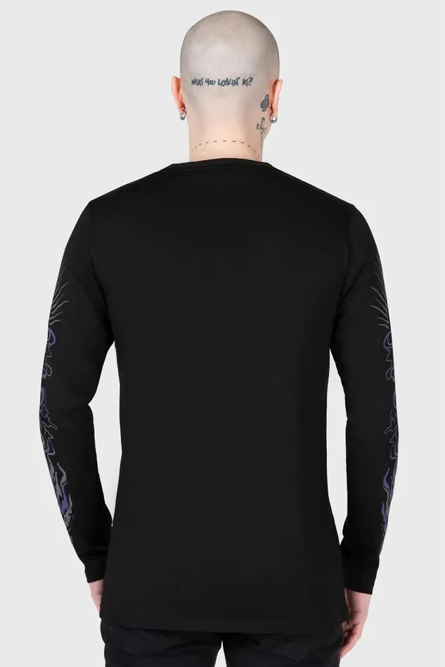Men Long Sleeves Killstar Allergra Long Sleeve Top