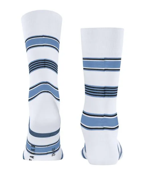 Men Marina Stripe Men Socks White FALKE Socks