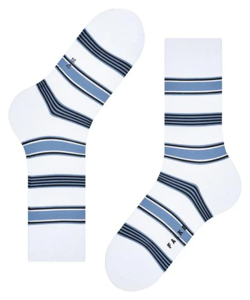 Men Marina Stripe Men Socks White FALKE Socks