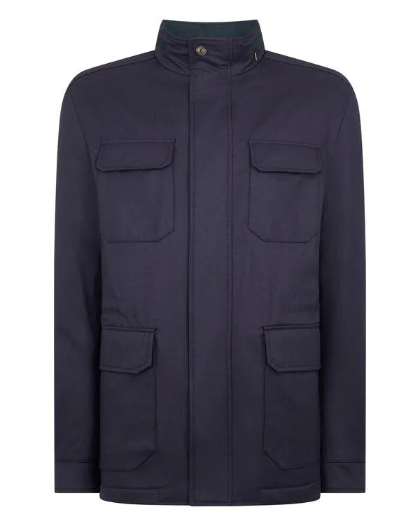Men Men039s Utility JacketIn Navy Blue Navy Blue NPeal Coats and Jackets