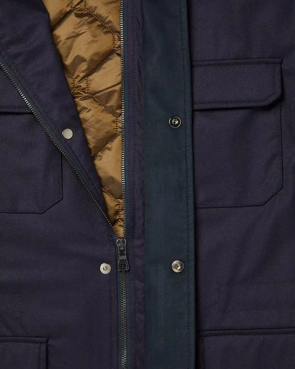 Men Men039s Utility JacketIn Navy Blue Navy Blue NPeal Coats and Jackets