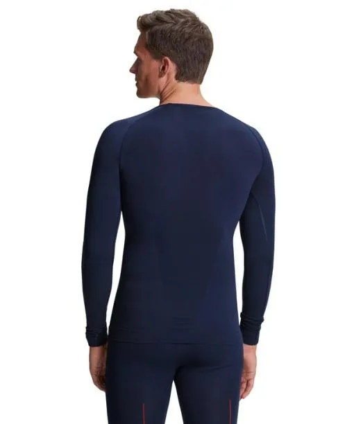 Men Men Long Sleeve Shirt Warm Space Blue FALKE Long Sleeve Shirts