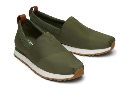 Men MenResident 20 Green Ripstop Sneaker Bronze Green TOMS Slip Ons