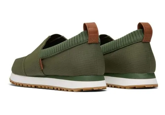 Men MenResident 20 Green Ripstop Sneaker Bronze Green TOMS Slip Ons