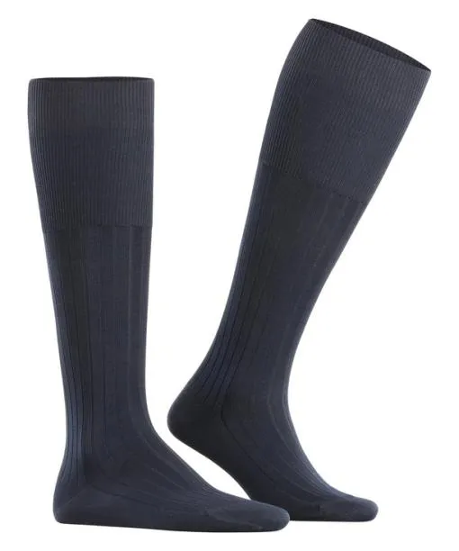 Men Milano Men Kneehigh Socks Dark Navy FALKE Knee High Socks