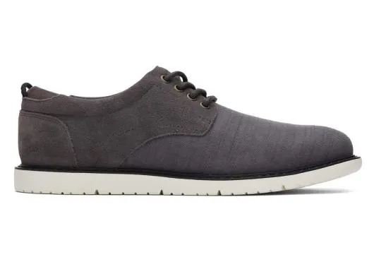 Men Navi Dress Shoe Pavement Grey TOMS Dress Shoes