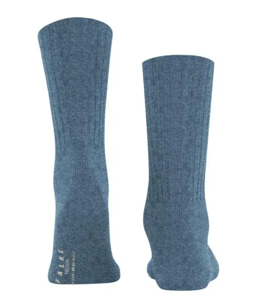 Men Nelson Men Socks Light Denim FALKE Socks