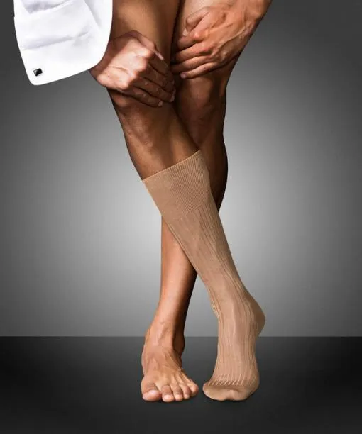 Men No 10 Pure Fil Dcosse Men Socks Brownie Me FALKE Socks
